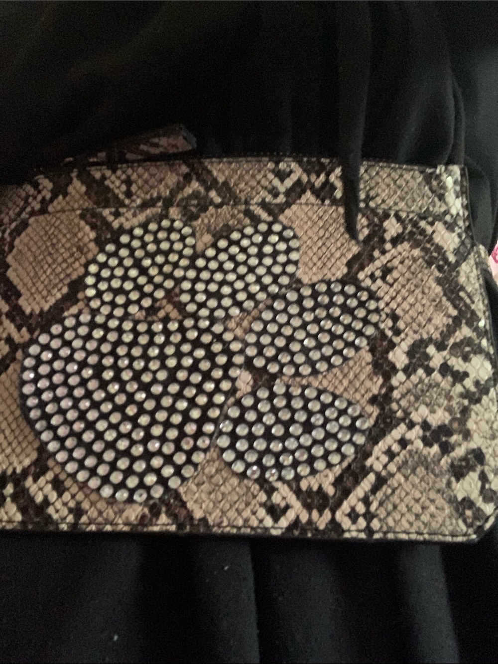 Crystal paw belt /waist bag